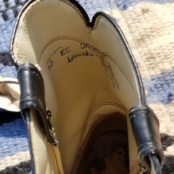 Mens ROPERS BLACK Laredo 10 EE - Picture 9 of 10